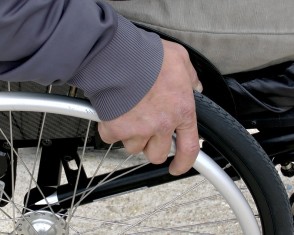 Man in wheelchair