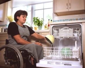 Accessible kitchen for wheelchairs